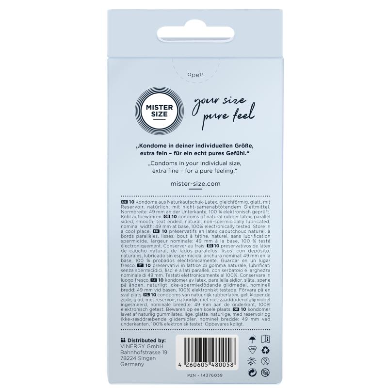 Mister.Size - 49 Mm Condoms 10 Pcs 2