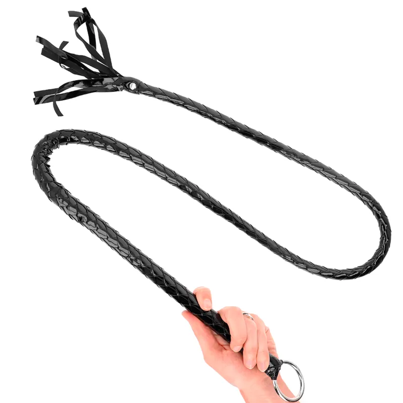 Kink - Long Shiny Pvc Whip 138 Cm 3