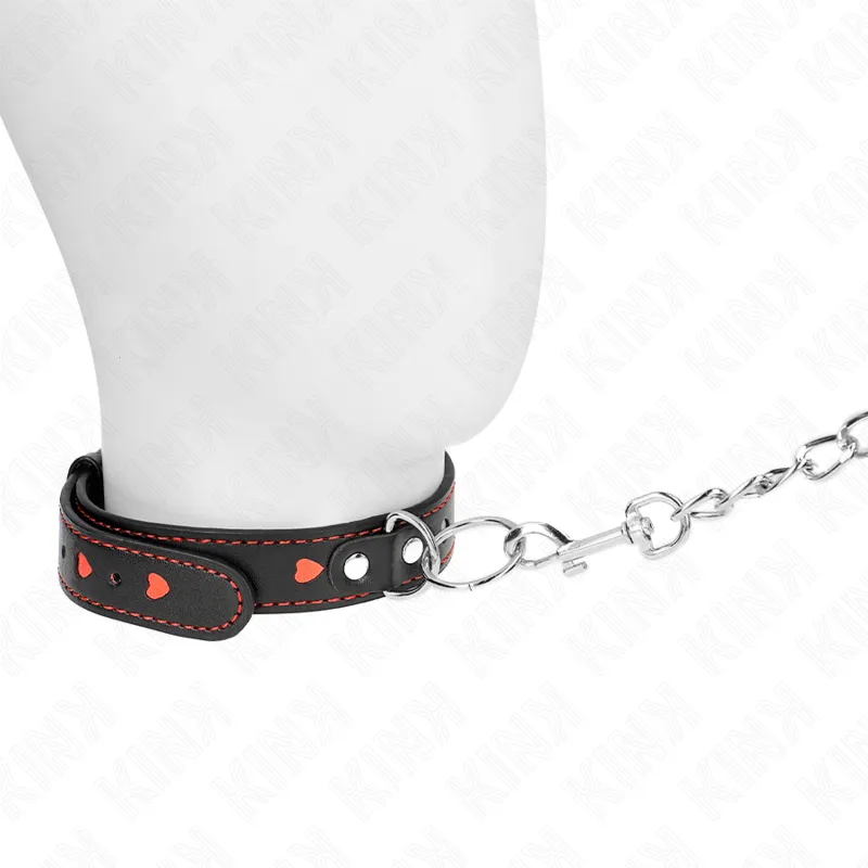 Kink - Necklace With Strap 65 Cm Heart Details 52.5 X 2.5 Cm 1