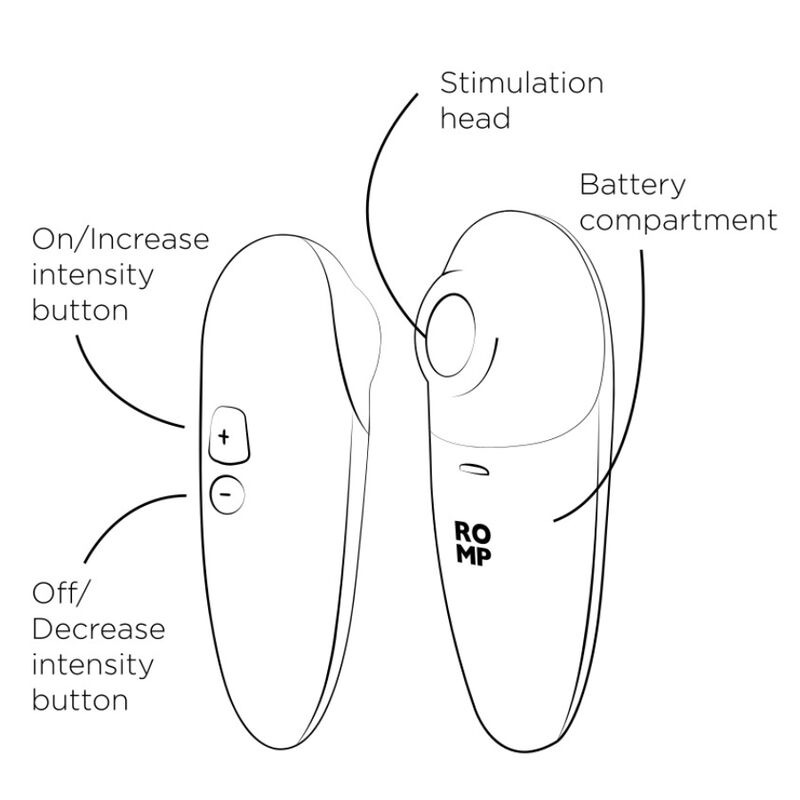 Romp - switch x clitoral stimulator 6 levels orange 8