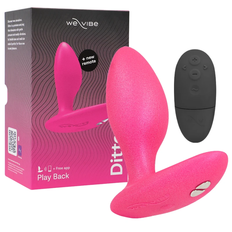 We-Vibe - Ditto+ Anal Plug Vibrator Pink