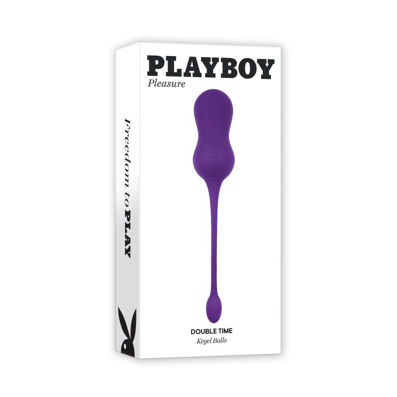 Playboy - Double Time Kegel Ball Purple 10