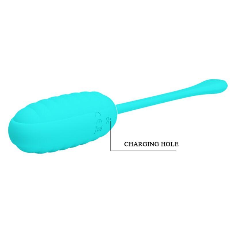 Pretty Love - Kirk Light Green Rechargeable Vibrating Egg 6