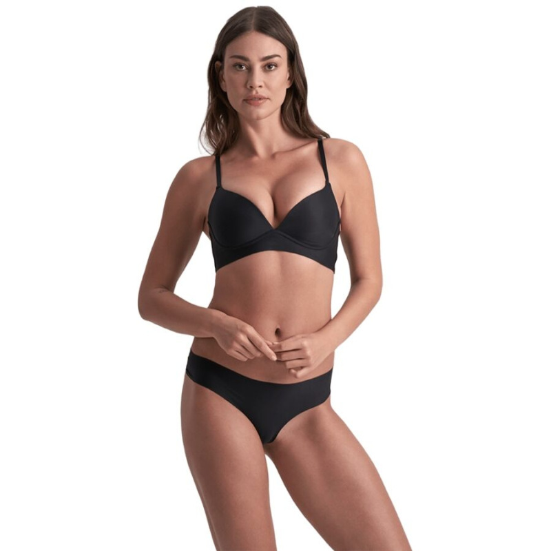 Bye-bra - invisible thong 2 pack beige & black size m 4