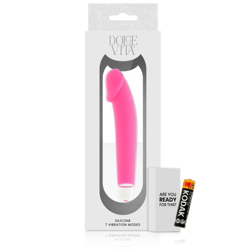 Dolce vita - realistic pink silicone 4