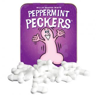 Peppermint Peckers Willie Shaped Mints