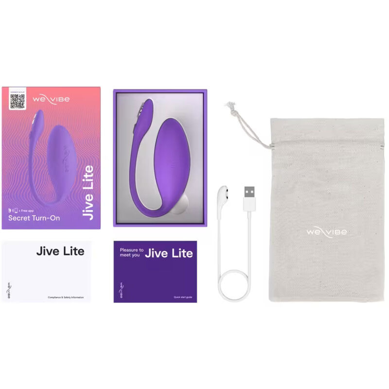 We-vibe - jive lite app-controlled wearable egg vibrator purple 15