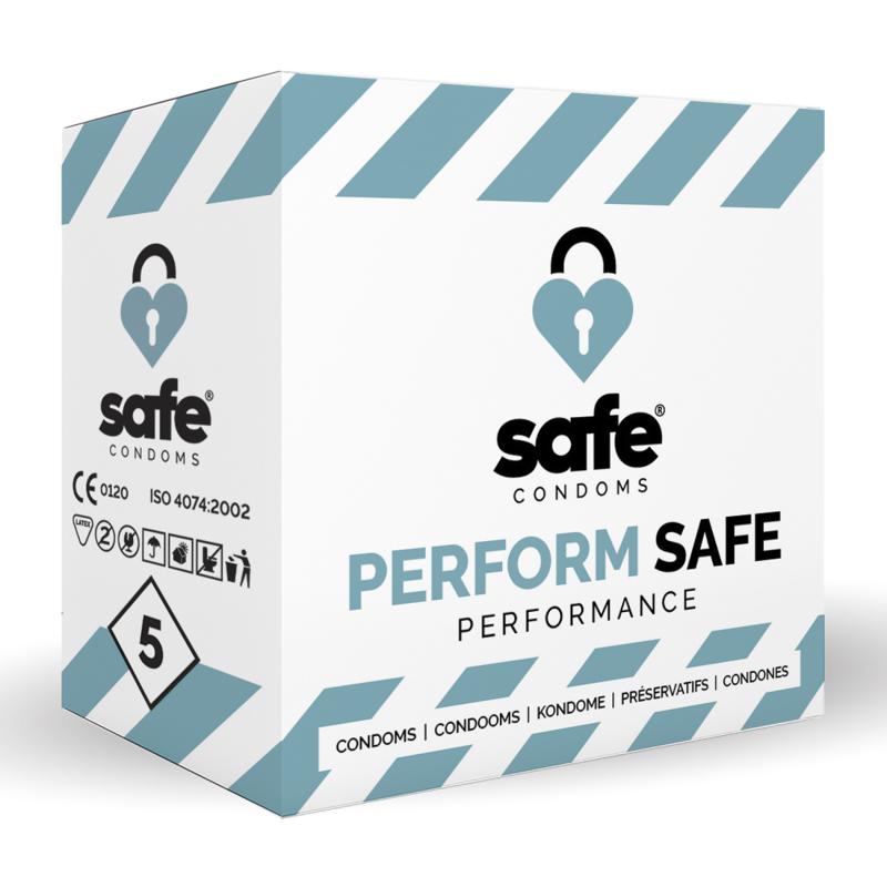 Safe - Condoms Orgasm Delaying Performance 5 Pcs