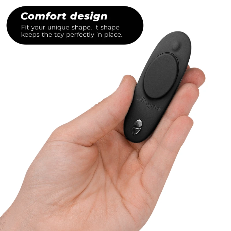 We-Vibe - Moxie + Clitoral Vibrator Satin Black 3