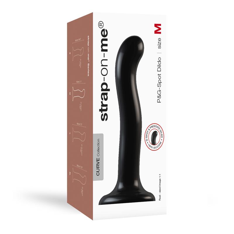 Strap-On-Me - G And P Spot Stimulation Dildo M Black