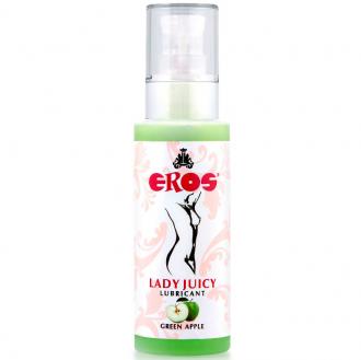 Eros Lady Juicy Lubricant Green Apple 125ml