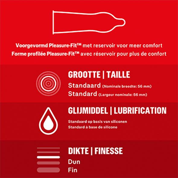 Durex - Thin Feel Extra Lubricant Condoms 10 Pcs 3