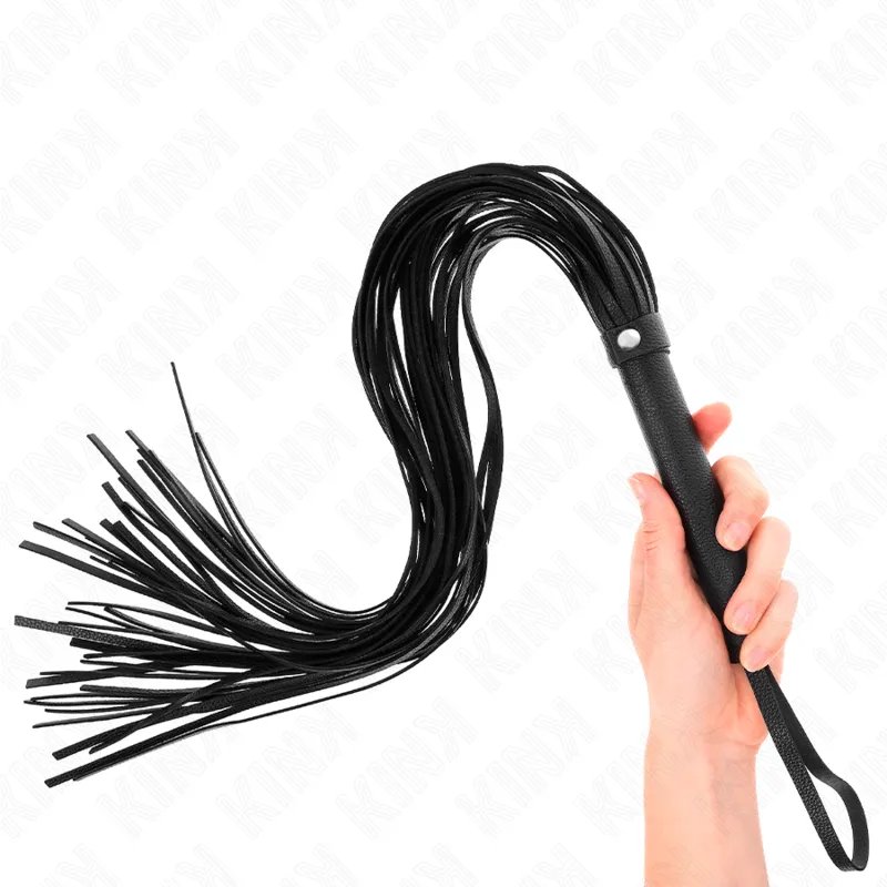 Kink - Black Soft Pvc Whip 70 Cm 2