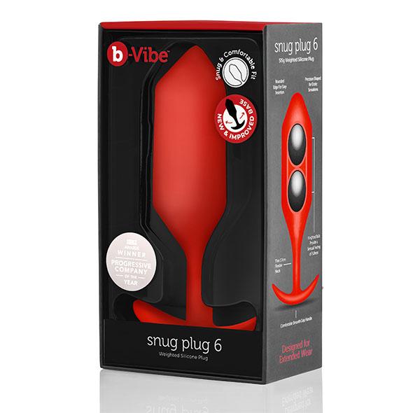 B-Vibe - Snug Plug 6 Red 8