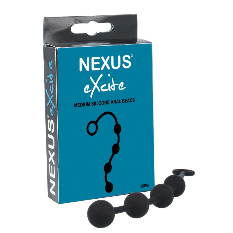 Nexus Excite Anal Beads Medium - Análne Guličky