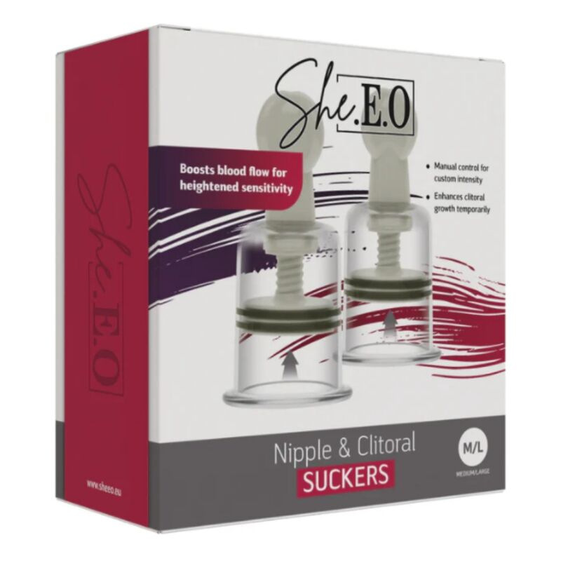She.e.o - nipple and clitoral suction devices m/l 4