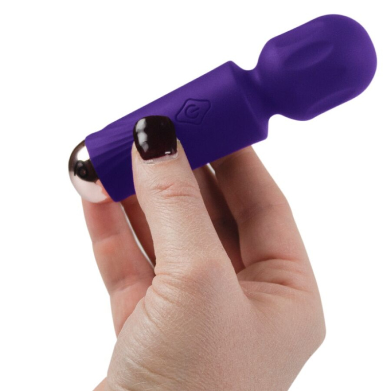 Rocks-off - mini rechargeable wand 16 functions violet dream 2