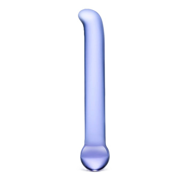Glas - Purple Glass G-Spot Tickler - Sklenené dildo