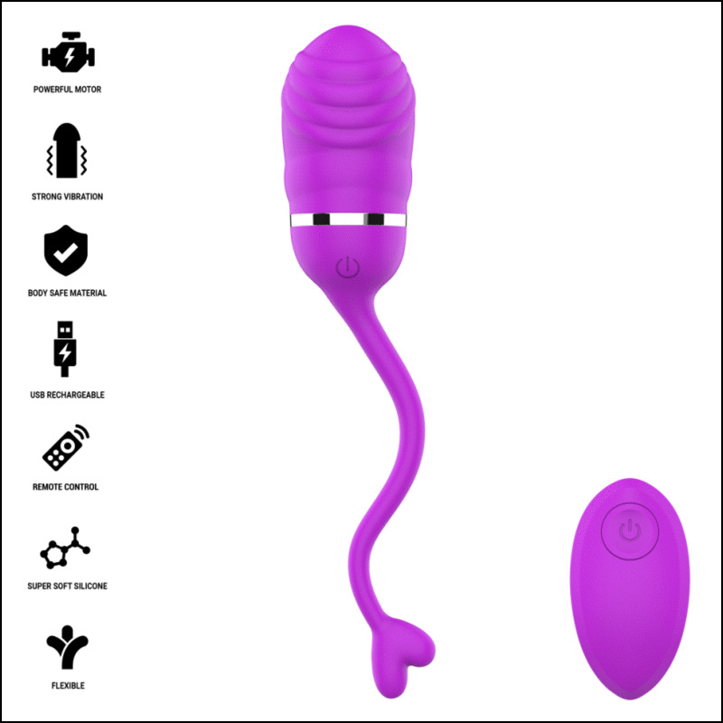 Intense - sookie remote control vibrating egg purple