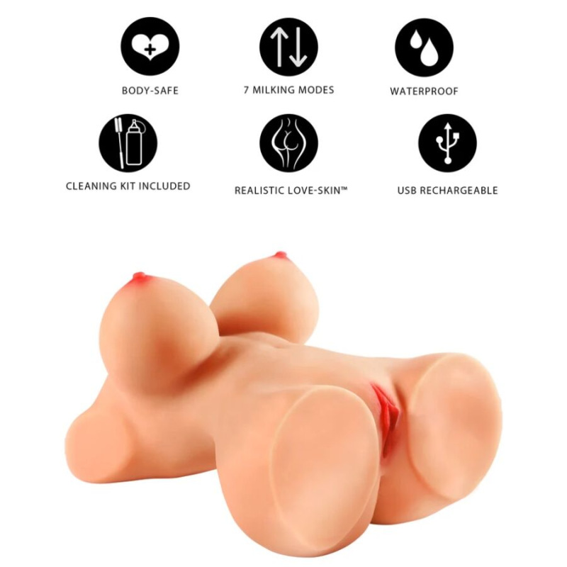 Hidden desire - horny milking bitch female masturbator torso 10 kg 7