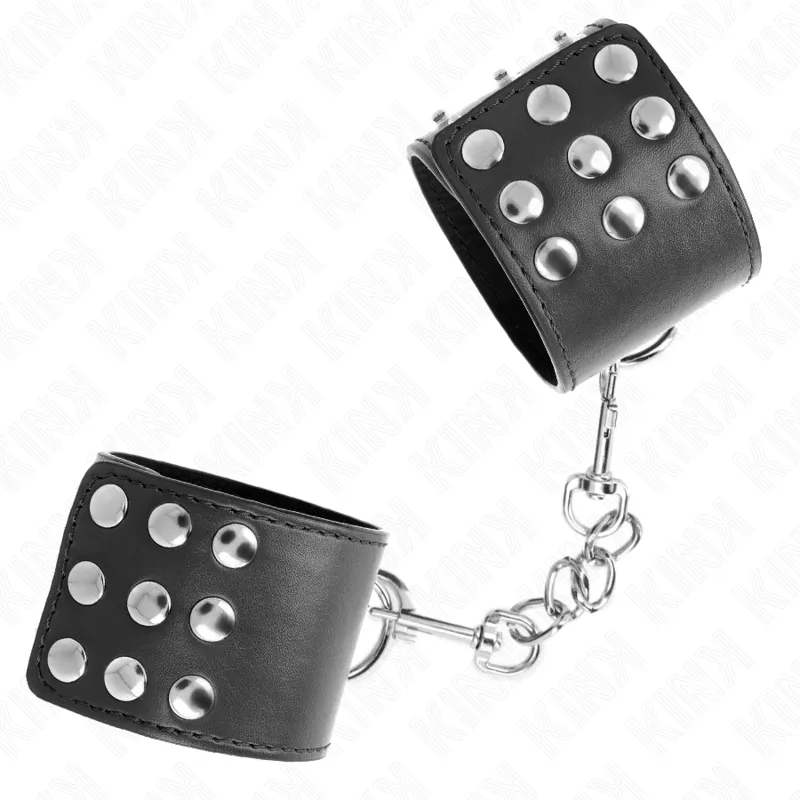 Kink - Wrist Restraints With Snap Fasten Black Adjustable 19-24 Cm X 5.5 Cm 1