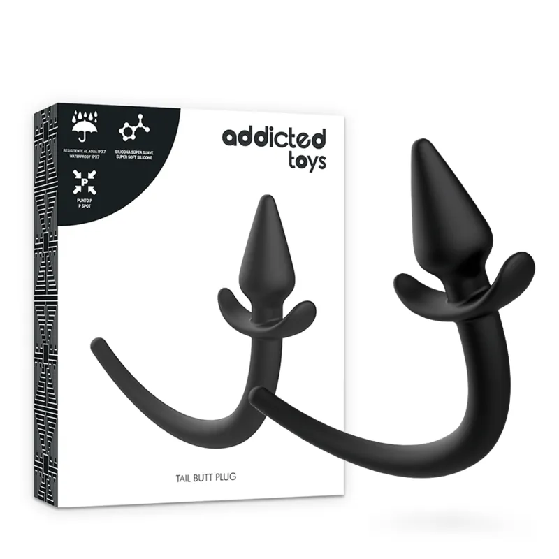 Addicted Toys Tail Butt Plug Silicone - Masér Prostaty
