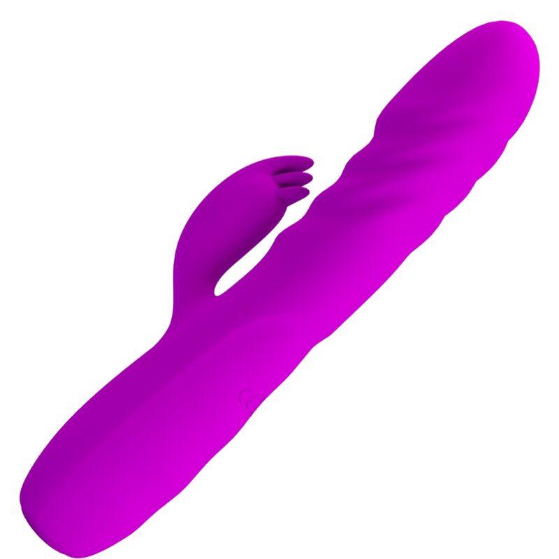 Pretty Love - Melanie Purple Rechargeable Rabbit Vibrator 1