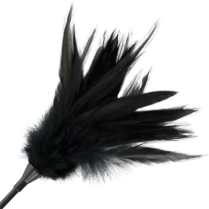 Darkness Feather Crop. Black
