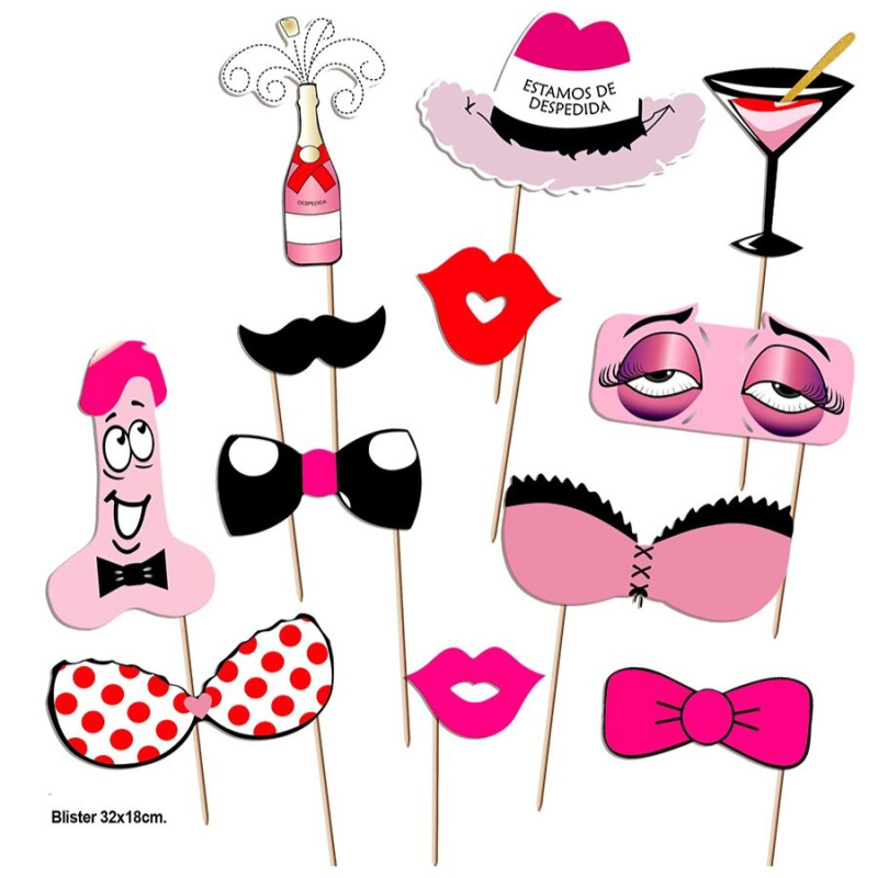 Diablo picante - photocall party set model 1 - 12 units