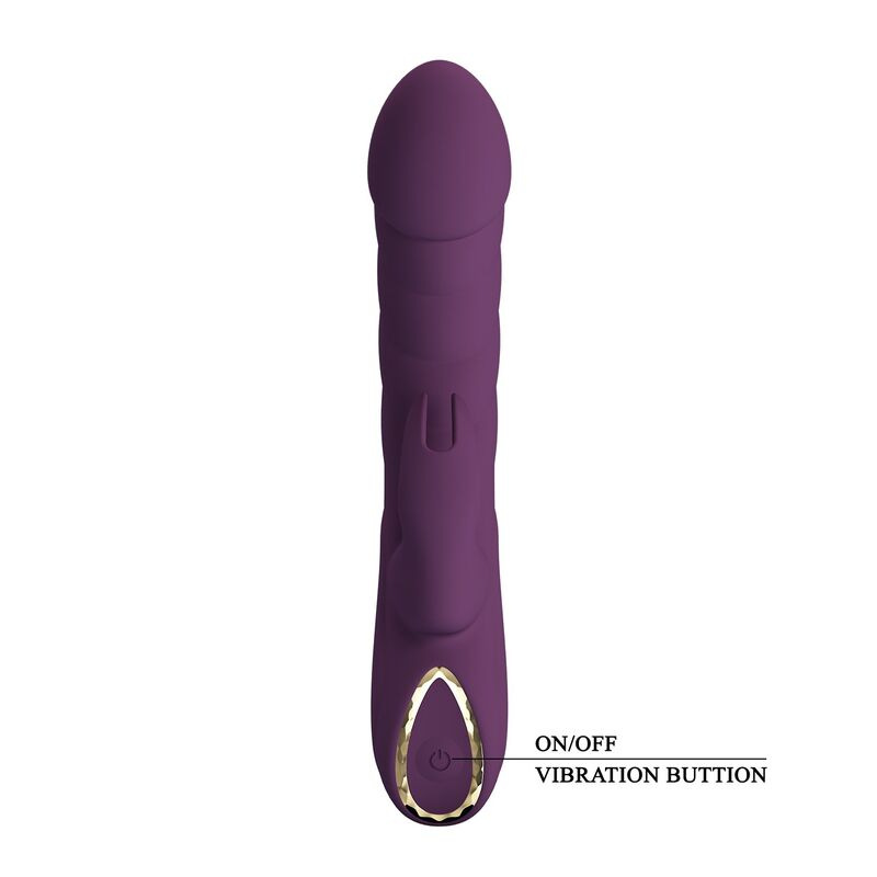 Pretty love - harper rechargeable rabbit vibrator 10 functions purple 8
