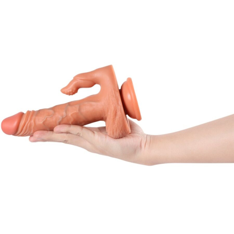 Shequ - julian dildo and clitoris stimulator with vibration and remote control 16 cm 8