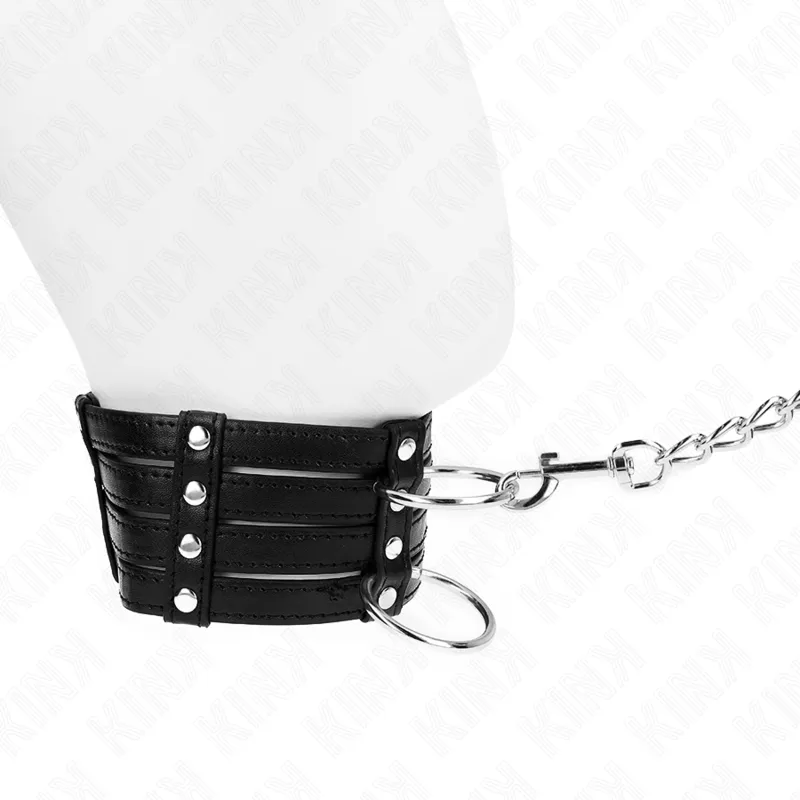 Kink - Necklace With Belt 65 Cm Sub Style Adjustable 35-51 Cm X 7 Cm