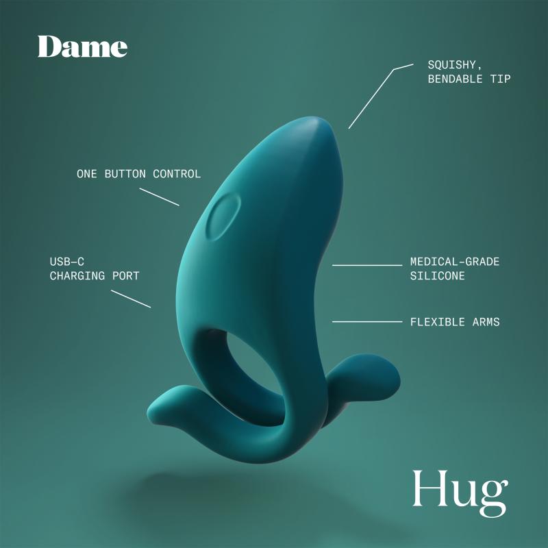 Dame - Hug Adjustable Cock Ring Fir 1