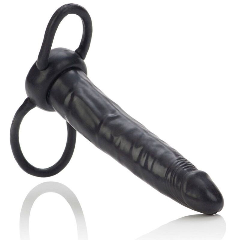 Calexotics - accommodator dual penetrator black