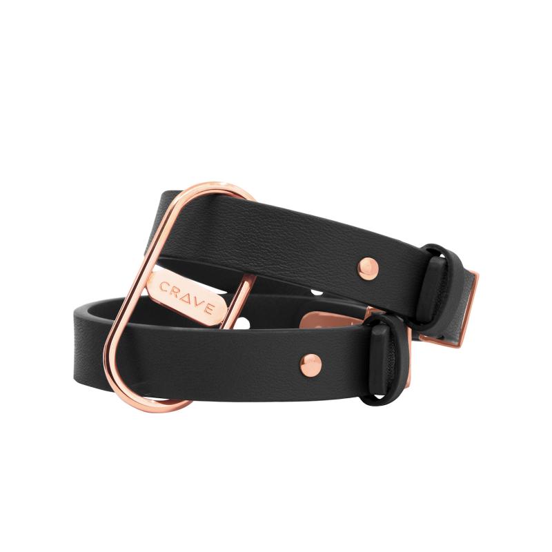 Crave - Icon Cuffs Black/Rose Gold 4