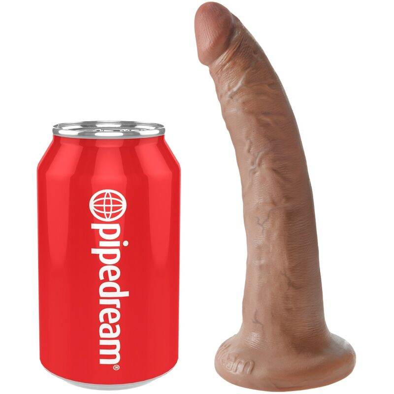 King cock - realistic penis 17.5 cm caramel 3