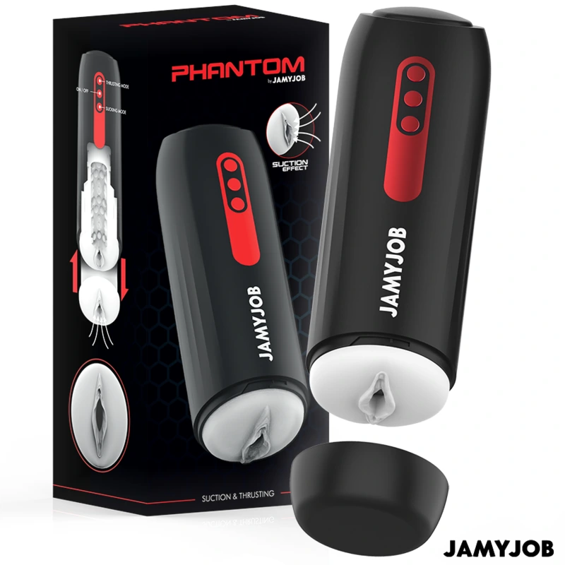 Jamyjob - phantom automatic vagina masturbator 5 suction and thrust modes 6