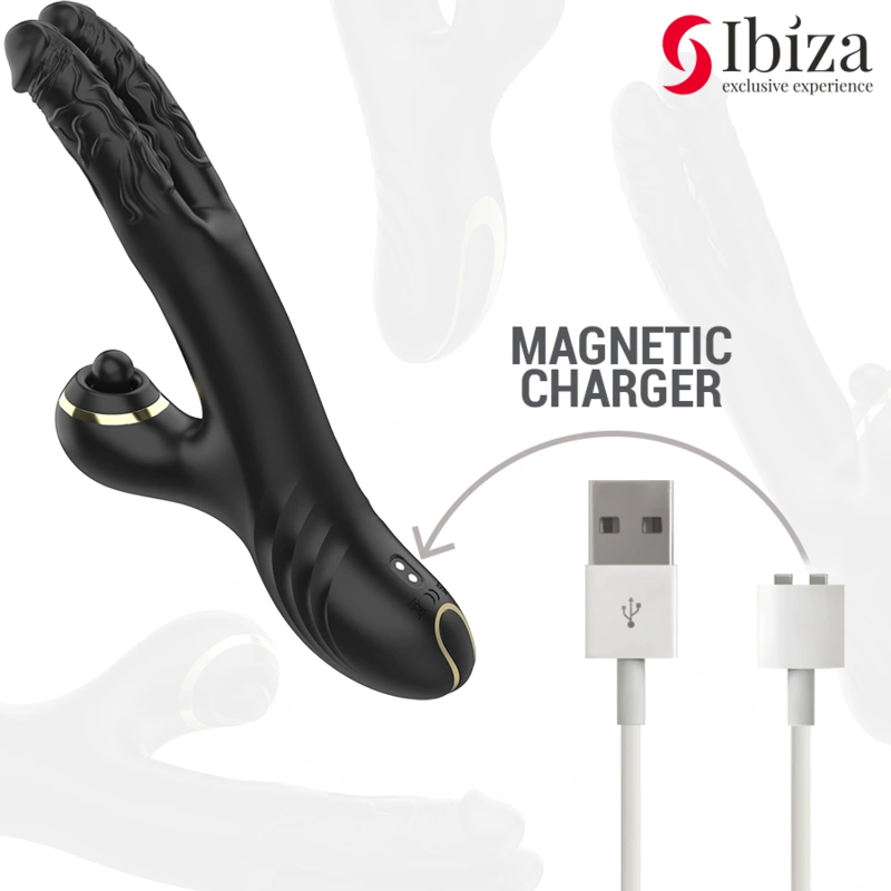 Ibiza - two dragons double vibrator black 4