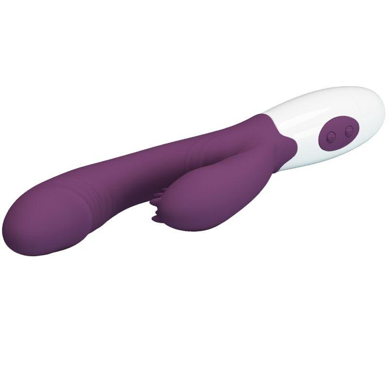 Pretty Love - Andre Rabbit Vibrator & G-Point Stimulator Purple 5