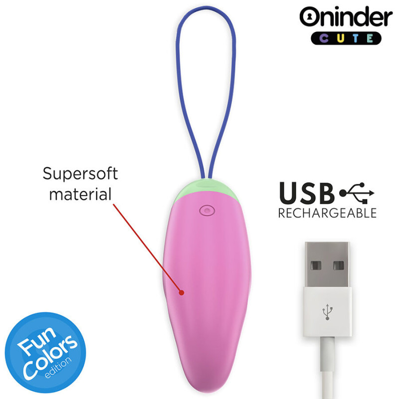Oninder cute - love pleasure vibro-rotating egg 360 silicone - free worldwide app 6