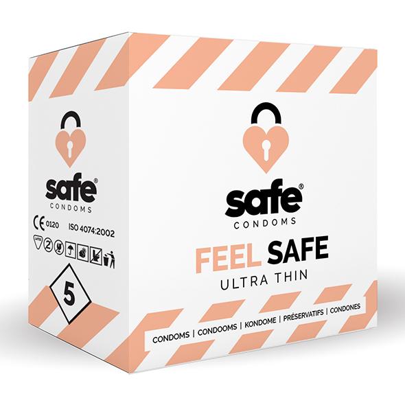 Safe - Condoms Ultra Thin 5 Pcs