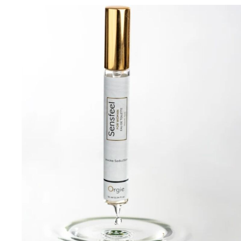 Orgie - sensfeel eau de toilette with pheromone booster travel size for women 10 ml 1