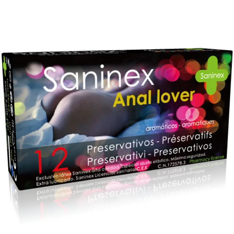 Saninex Condoms Anal Lover 12 Units