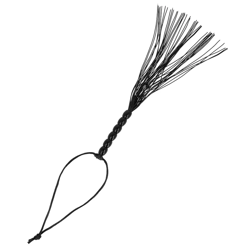 Ohmama Fetish Ribbed Silicone Handle Flogger 22 Cm 1