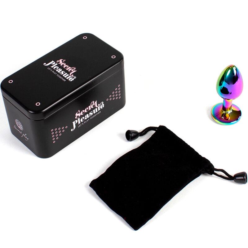 Secret Play - Metal Butt Plug Rainbow Small Size 7 Cm 3