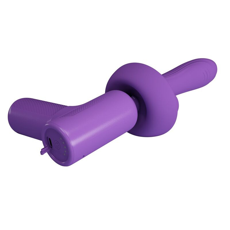 Pretty love - vito thrusting massage gun 5 modes purple 2