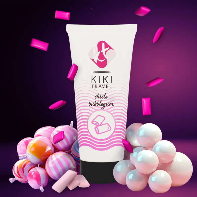 Kikí Travel Strawberry Gum Lubricant 50 Ml