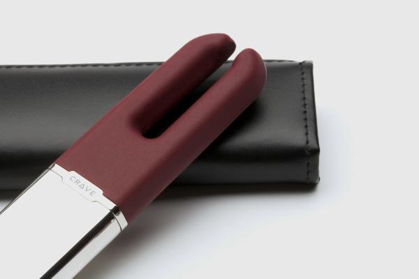 Crave - Duet Vibrator Crimson 16