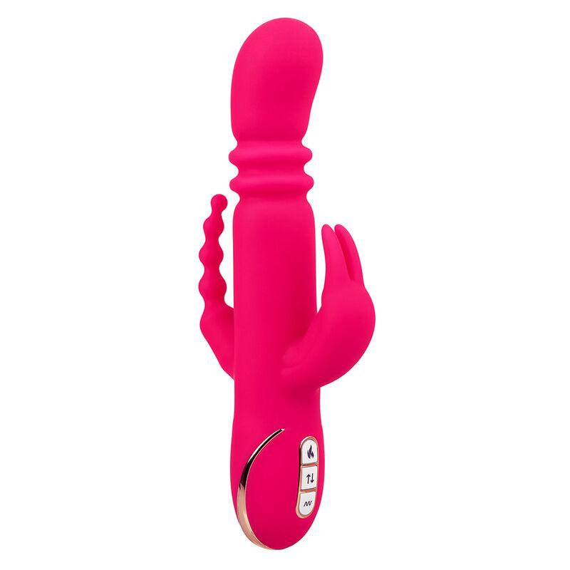 Calexotics - Jack Fantasy Triple Heated Vibrator Rabbit Pink 1