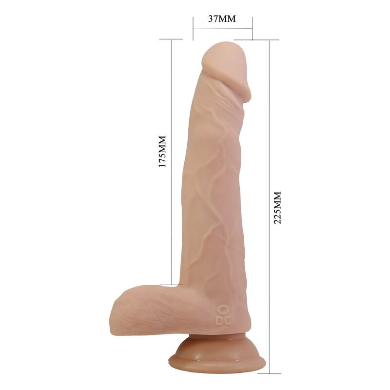 Pretty love - davey thrusting & rotating vibrating dildo remote control 22.5 cm Ø 4.8 cm natural 6
